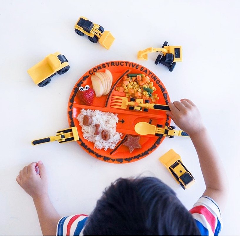 Constructive Eating utensils set – The Original Childrens Shop