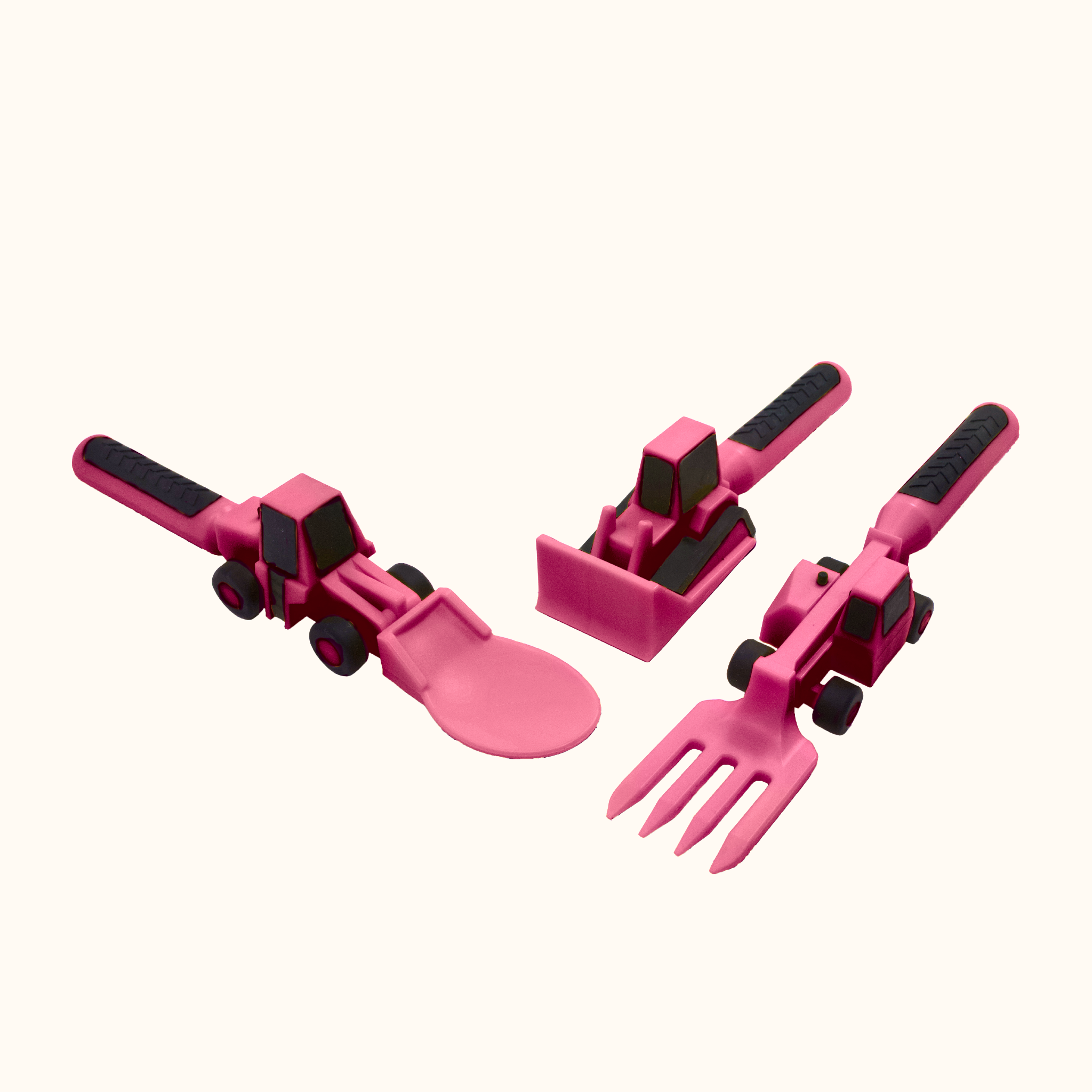 Construction Utensils Set of 3 Constructive Eating