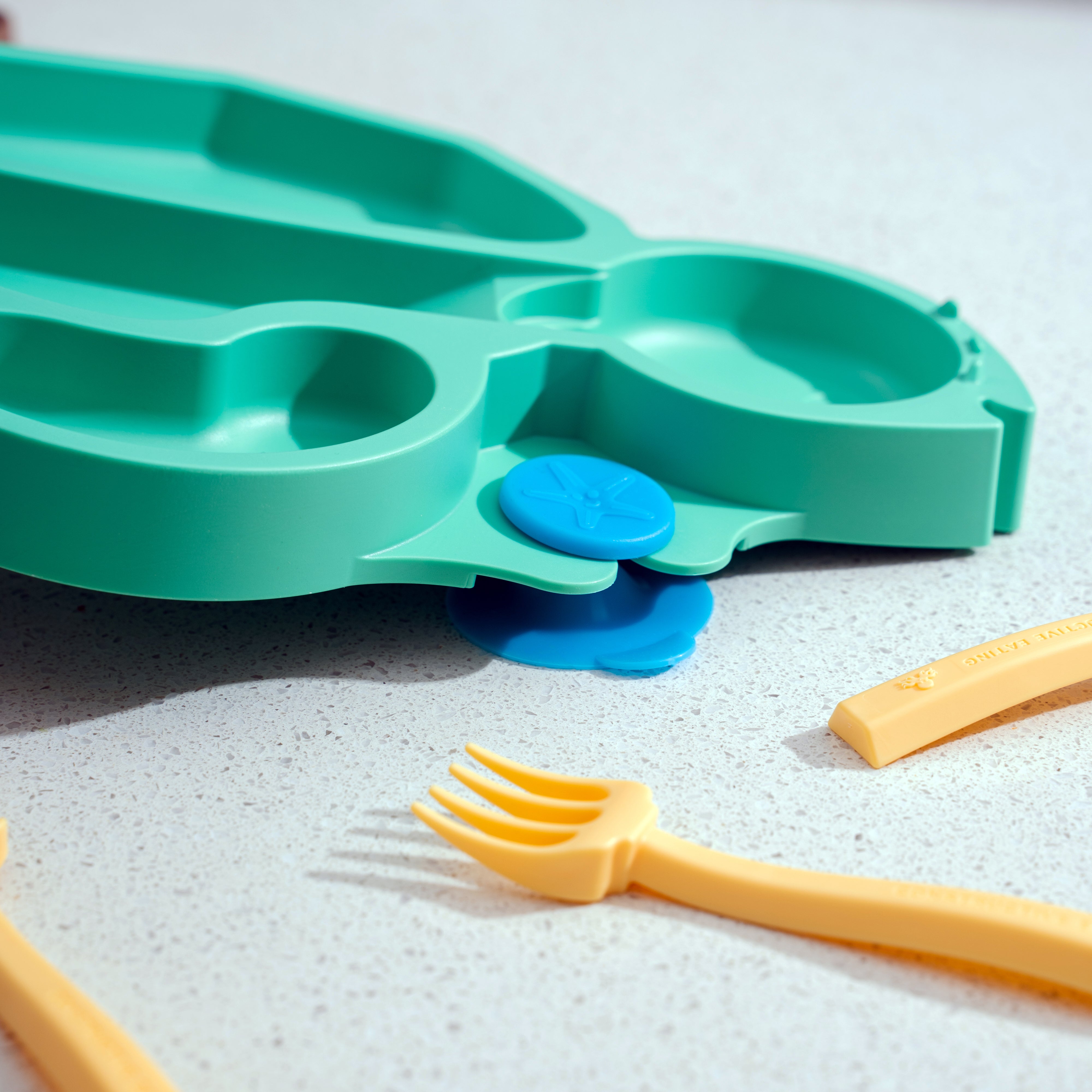 Turtle Training Plate and Utensils – Constructive Eating